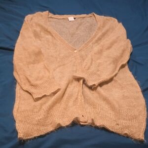 J. Crew Women's Cream Cardigan Sweater